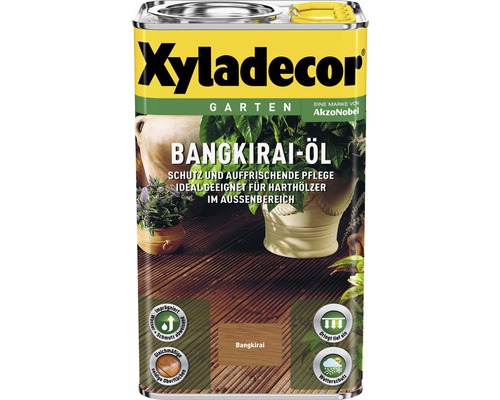 XYLADECOR Holzöl bangkirai 2,5 L Xyladecor Garten Bangkirai Öl Dose für den Schutz und die Pflege von Harthölzern