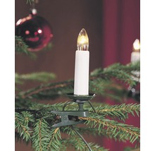 Weihnachtsbaumkerze mit Clip zur Befestigung am Weihnachtsbaum