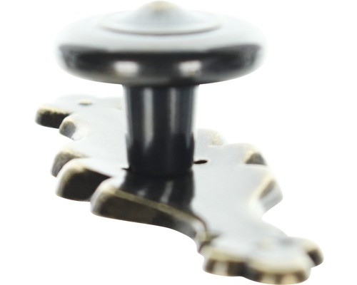 Möbelknopf mit länglicher Zierblende