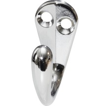 Haken verchromt L 39 mm x B 17 mm x H 38 mm