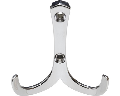 Doppelter Kleiderhaken aus Metall zur Wandmontage