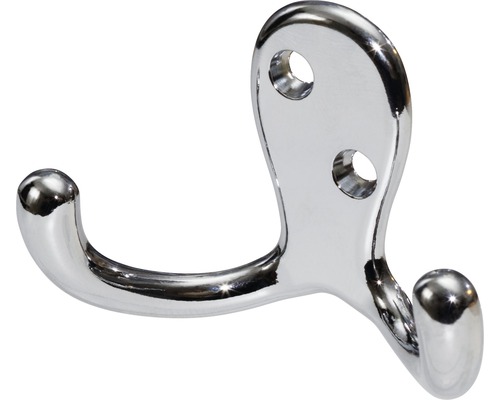 Doppelter Kleiderhaken zur Wandmontage