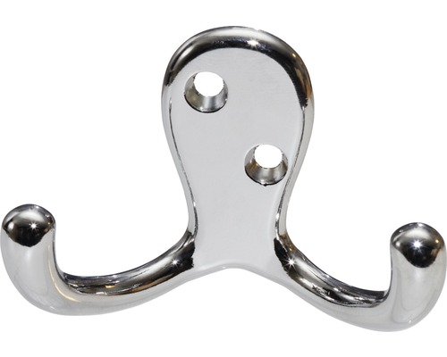 Doppelter Kleiderhaken zur Wandmontage