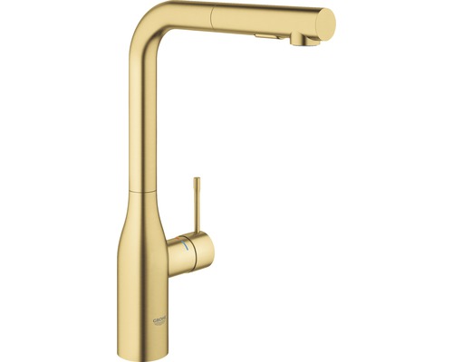 Spültischarmatur Grohe Essence 30270GN0 mit Handbrause cool sunrise gebürstet Küchenarmatur mit Ausziehbrause