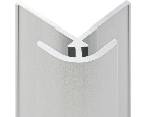 Außen-Eckverbinder Schulte Decodesign 2100 mm alu-natur für 3 mm Duschrückwände Aluminium Eckprofil für Bauprojekte