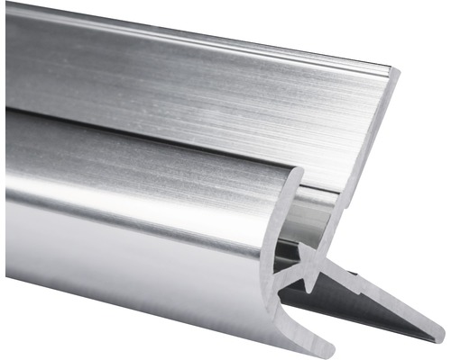 Außen-Eckverbinder Schulte Decodesign 2550 mm chromoptik für 3 mm Duschrückwände Aluminium Profilleiste