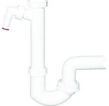 Siphon HL 100/50 für Abwasch DN50x6/4" mit Kugelgelenk und Waschgeräteanschluss-thumb-0