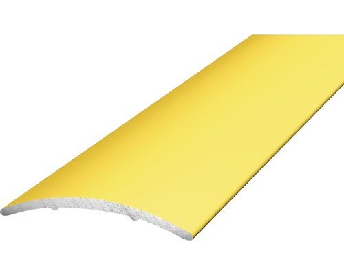Prinz Übergangsprofil Alu gold selbstklebend 30 x 2700 mm Gelbes Übergangsprofil aus Aluminium