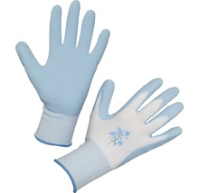 Paar Gartenhandschuhe mit Blumenmuster