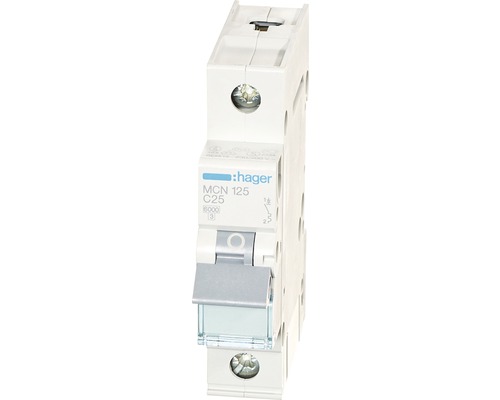 Leitungsschutzschalter C 25A 1-polig Hager MCN 125 Hager Leitungsschutzschalter MCN 125 C25