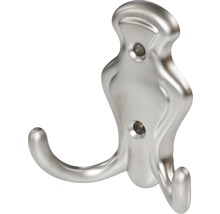 Kleiderhaken aus Metall mit zwei Haken
