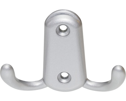 Doppelter Kleiderhaken zur Wandmontage