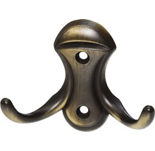 Doppelter Wandhaken aus Metall