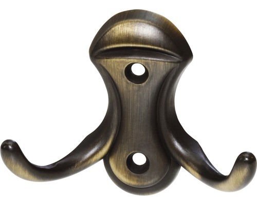 Doppelter Wandhaken aus Metall