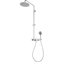 Duschsäule Breuer Quick 72 Aquamaxx 340 mit Thermostat chrom Kopfbrause rund-thumb-0 Duschsäule Breuer Quick 72 Aquamaxx 340 mit Thermostat chrom Kopfbrause rund-thumb-0
