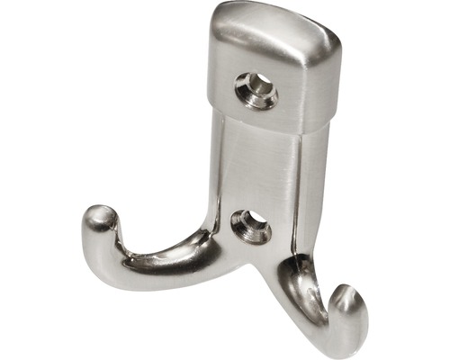 Doppelter Kleiderhaken aus Metall zur Wandmontage