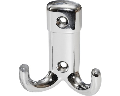 Doppelter Kleiderhaken aus Metall