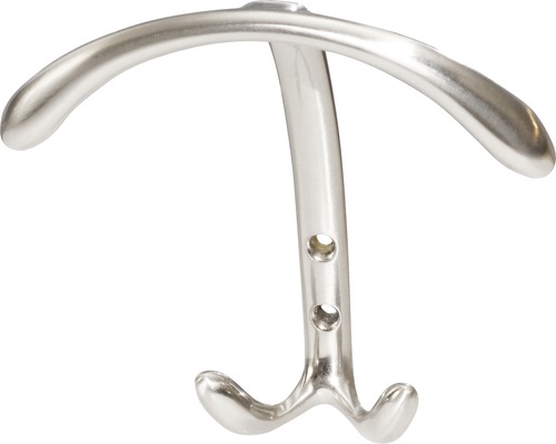 Kleiderhaken aus Metall mit drei Haken