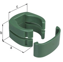 Fix-Clip pro, Ø 3,4 cm 3 Stück, grün