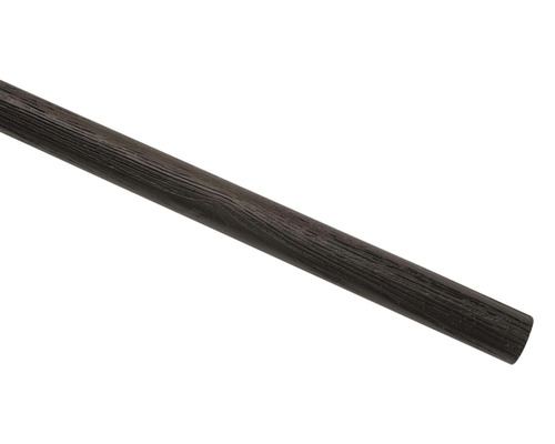 Vorhangstange Country kolonial-gebürstet 240 cm Ø 25 mm Holzstab mit Holzmaserung