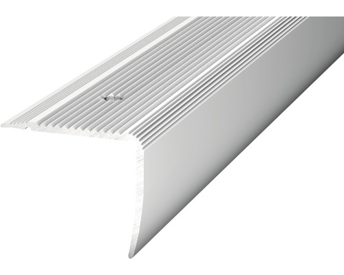 Treppenkantenprofil Alu silber gelocht 35 x 30 x 2500 mm