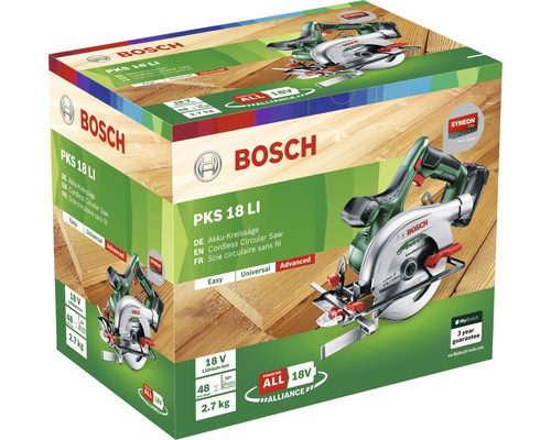 Bosch PKS 18 LI Akku-Kreissäge in Verpackung