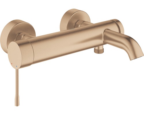 Badewannenarmatu Grohe Essence New ohne Ablaufgarnitur 33624DL1 kupfer gebürstet Wandarmatur für das Badezimmer