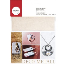 Deco-Metall Set mit Zubehör für Schmuckgestaltung