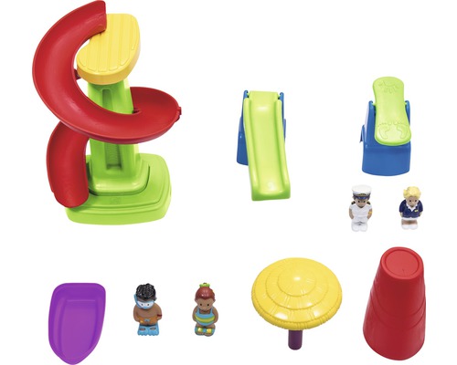 Spielplatz Spielset mit Rutschen, Figuren und Zubehör