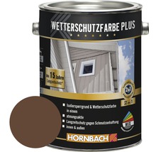 Farbeimer Wetterschutzfarbe Plus mit Farbbeispiel