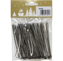 Packung mit U-förmigen Dekonadeln zur Befestigung von Weihnachtsdekorationen