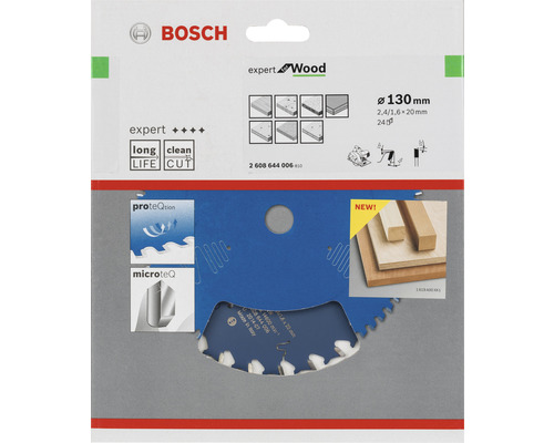 Bosch Expert Wood Kreissägeblatt mit 130 Millimeter Durchmesser