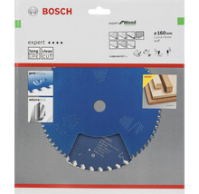 Bosch Logo. Bosch Expert Wood Sägeblatt mit 160 Millimeter Durchmesser.