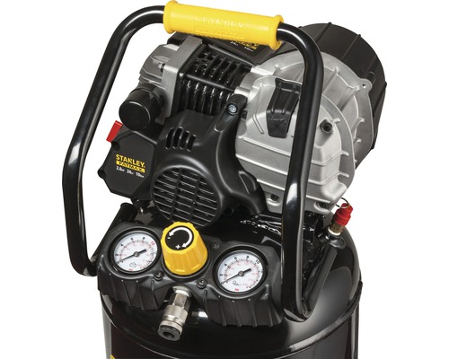Stanley Fatmax tragbarer Kompressor mit Manometern und Tragegriff