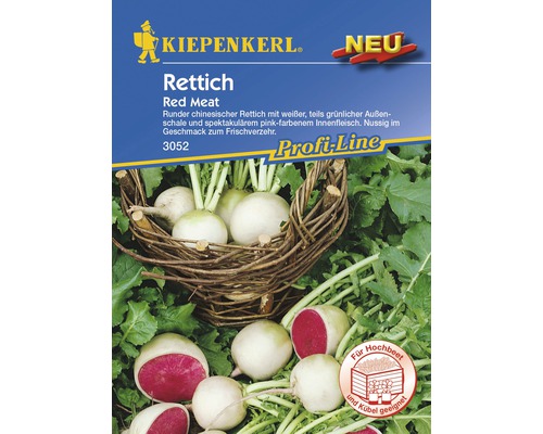 Gemüsesamen Kiepenkerl Rettich 'Red Meat'