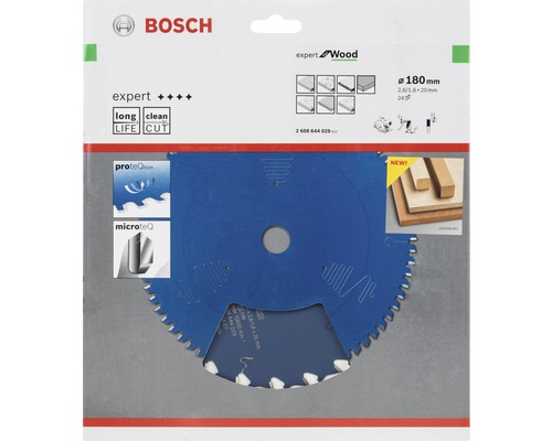 Bosch Expert Wood Sägeblatt, Durchmesser 180 Millimeter