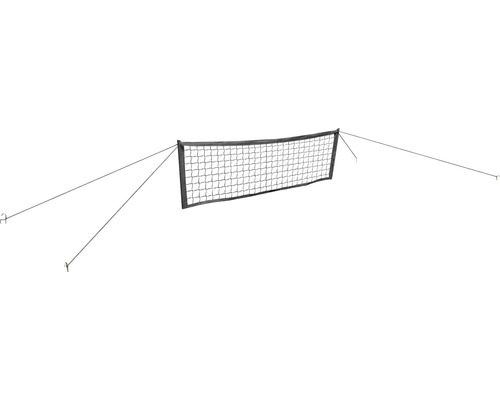 Volleyballnetz mit Befestigungsseilen zur Installation