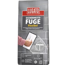 Lugato Fugenmörtel Sicherheitsfuge Flexibel silbergrau 5 Kg-thumb-2