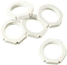 Fünf M20x1.5 Kunststoff Muttern