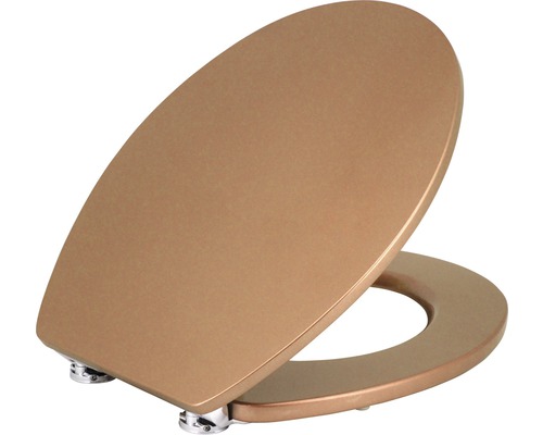 WC-Sitz Form & Style Metallic copper mit Absenkautomatik