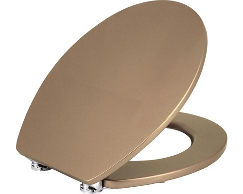 WC-Sitz Form & Style Metallic gold mit Absenkautomatik