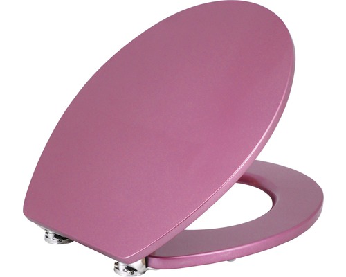 WC-Sitz Form & Style Metallic rose mit Absenkautomatik