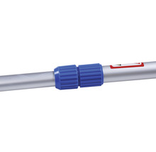 Teleskopstange 3-teilig ausziehbar 120 - 360 cm Aluminium blau