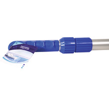 Teleskopstange 3-teilig ausziehbar 120 - 360 cm Aluminium blau