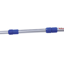 Teleskopstange 3-teilig ausziehbar 120 - 360 cm Aluminium blau
