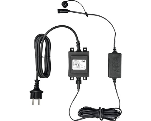 LED Starter-Set Konstsmide Systembeleuchtung außen und innen Konstsmide Transformator mit Kabel und Stecker