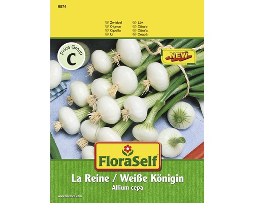 Zwiebel 'La Reine' FloraSelf samenfestes Saatgut Gemüsesamen
