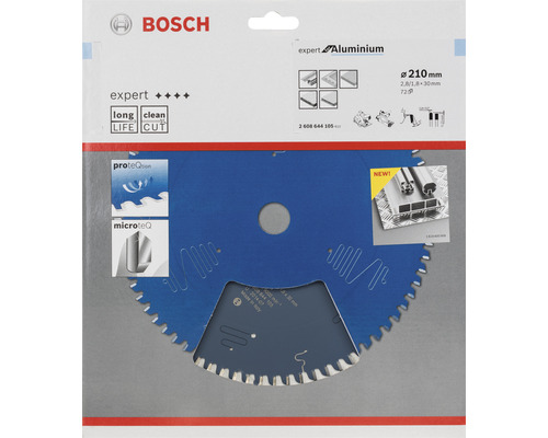 Bosch Expert Aluminium Sägeblatt, 210 Millimeter Durchmesser