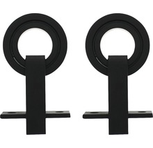 Laufrollen-Set Intersteel Modern Top 155 schwarz