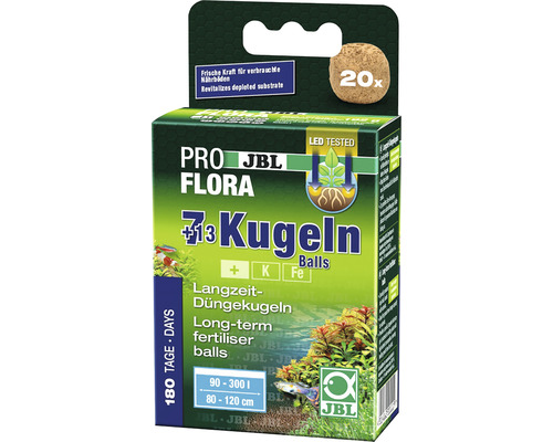 JBL ProFlora 7 plus 13 Kugeln, Langzeitdünger für Aquarienpflanzen